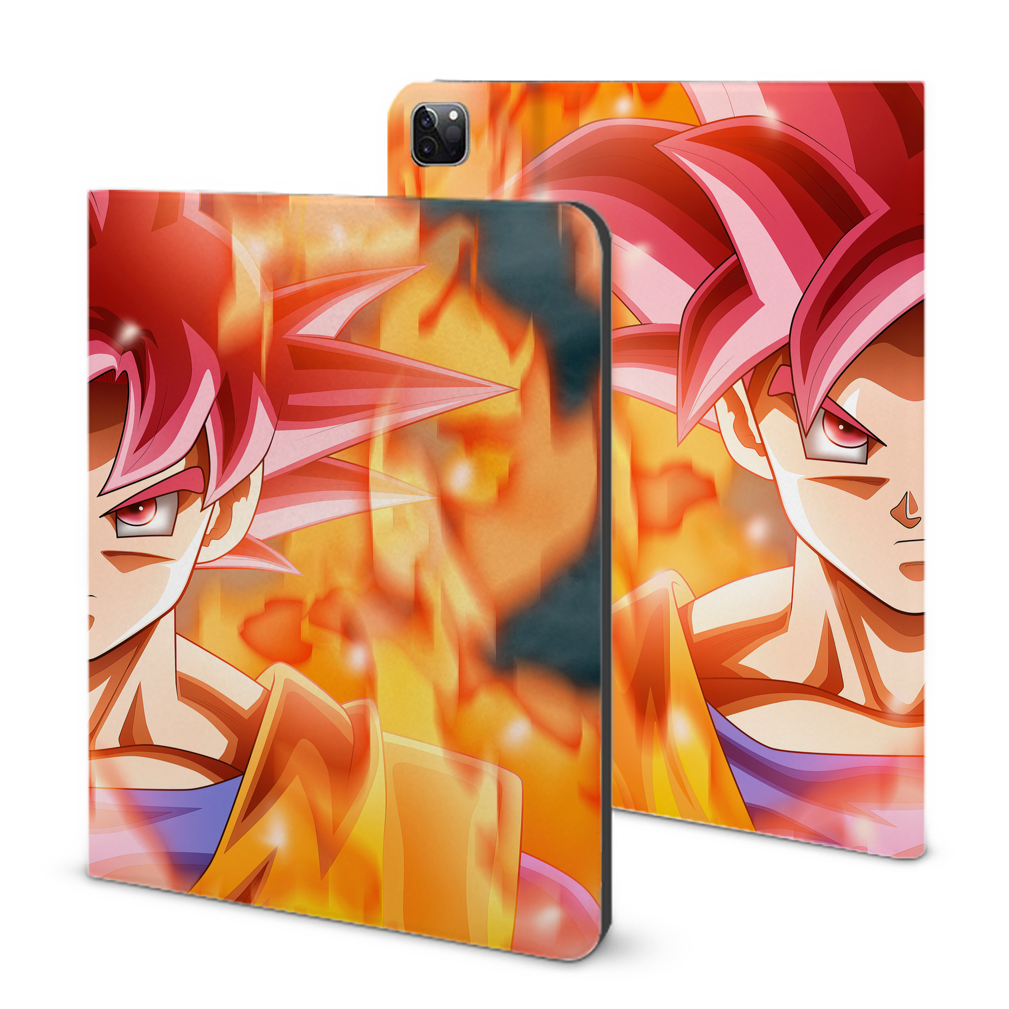 （画像用） ドラゴンボール DRAGON BALL IPad ケース ブック型 PUレザー TPU 耐衝撃 軽量 薄型 ペン収納なし 全面保護 IPad 各モデル対応